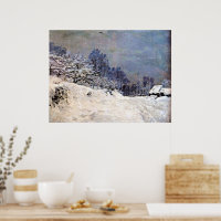 Monet - Der Weg vor der Farm von Saint-Simeon,