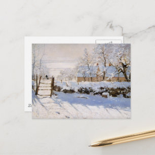 Monet - Die Elster Postkarte