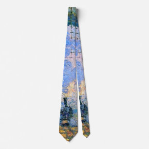 Monet - Die Gare Saint-Lazare, Kunst Krawatte