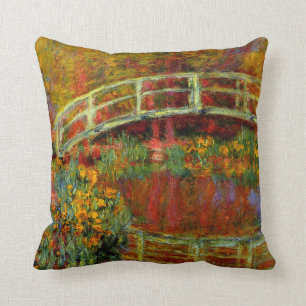 Monet - Die japanische Brücke Kissen