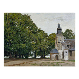 Monet - Die Kapelle Notre Dame de Grace Poster
