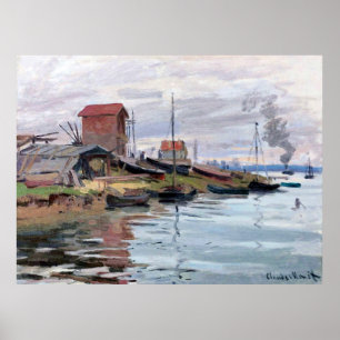 Monet - Die Seine bei Petit-Gennevilliers Poster