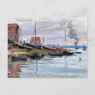 Monet - Die Seine bei Petit-Gennevilliers Postkarte