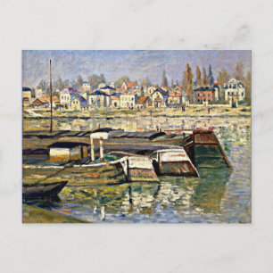 Monet - Die Seine in Asnieres Postkarte