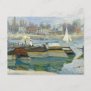 Monet - Die Seine in Asnieres Postkarte