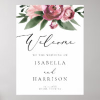 MONET | Dusty Rose Blush Floral Wedding Willkommen