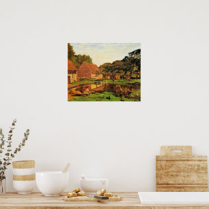 Monet - Ein Bauernhof in der Normandie, Poster