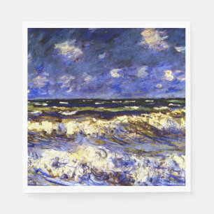 Monet - Ein stürmisches Meer Serviette