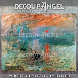 Monet - Eindruck, Sonnenaufgang Seidenpapier