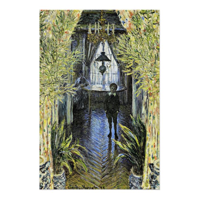 Monet - Eine Ecke der Wohnung Poster (Vorderseite)