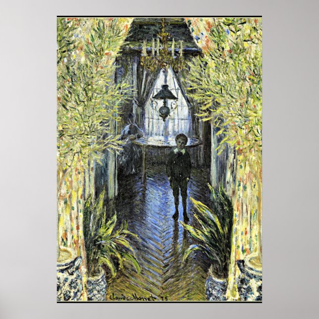 Monet - Eine Ecke der Wohnung Poster (Vorne)