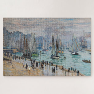 Monet - Fischerboote verlassen den Hafen, Le Havre Puzzle