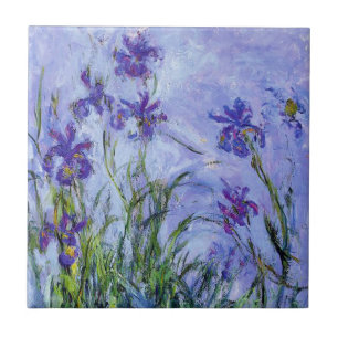 Monet Flieder Irises Fliese