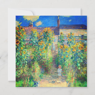 Monet Flower Garden Einladung