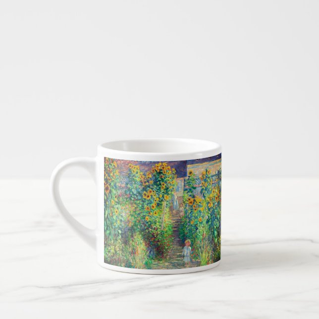 Monet Flower Garden Espressotasse (Links)