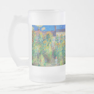 Monet Flower Garden Mattglas Bierglas