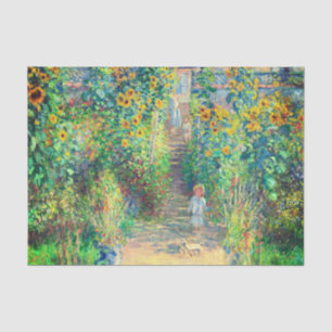 Monet Flower Garden Seidenpapier