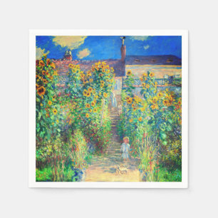 Monet Flower Garden Serviette