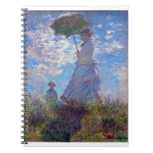 Monet France Impressionistische Menschen Frau mit Notizblock
