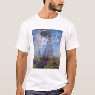 Monet France Impressionistische Menschen Frau mit  T-Shirt