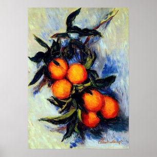 Monet France Zweigstelle Orange Bearing Fruit Berü Poster