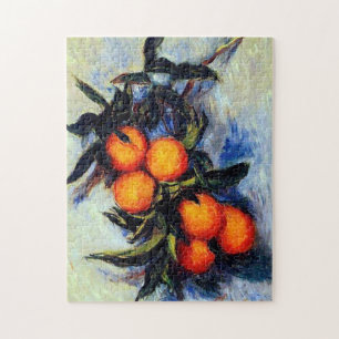 Monet Frankreich Zweig der Orange, die Früchte trä Puzzle