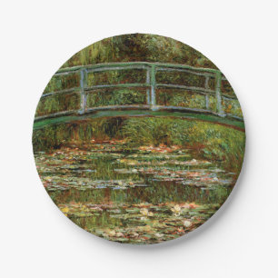 Monet Französische Japanische Brücke Giverney Pappteller