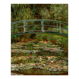 Monet Französische Japanische Brücke Giverney Poster