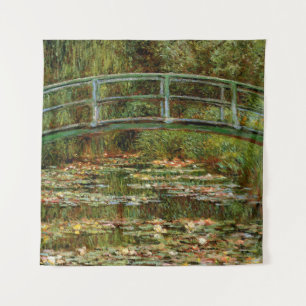 Monet Französische Japanische Brücke Giverney Wandteppich