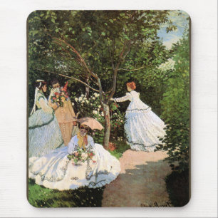 Monet - Frauen im Garten Mousepad