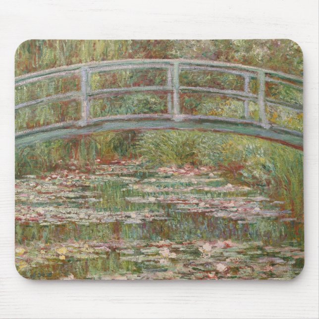 Monet French Japanese Bridge Art Mousepad (Vorne)