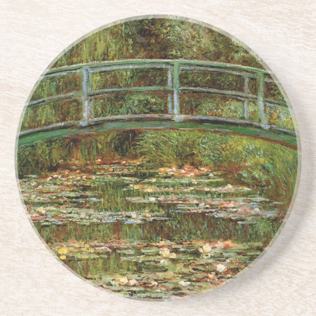 Monet French Japanese Bridge Art Untersetzer (Vorne)