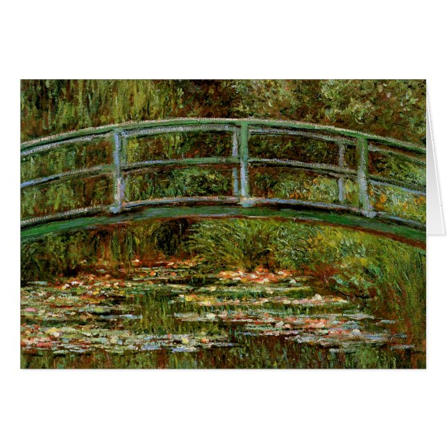 Monet French Japanese Bridge Giverney (Vorderseite (Horizontal))