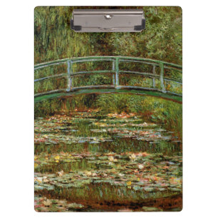 Monet French Japanese Bridge Giverney Klemmbrett