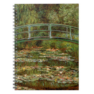 Monet French Japanese Bridge Giverney Notizblock