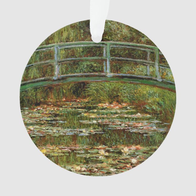 Monet French Japanese Bridge Giverney Ornament (Vorderseite)