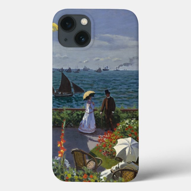 Monet Garden bei Sainte-Adresse Malerei Case-Mate iPhone Hülle (Rückseite)