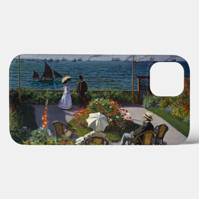 Monet Garden bei Sainte-Adresse Malerei Case-Mate iPhone Hülle (Rückseite (Horizontal))