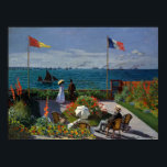 Monet Garden bei Sainte-Adresse Malerei Poster<br><div class="desc">Impressionistisches Gemälde von Monet - Klassische Meisterwerke - Claude Monets beeindruckende Malserie - Garten bei Sainte-Adresse</div>