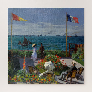 Monet Garden bei Sainte-Adresse Malerei Puzzle