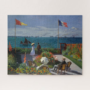 Monet Garden bei Sainte-Adresse Malerei Puzzle