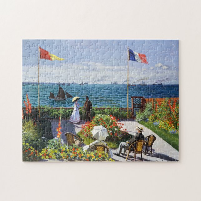 Monet Garden bei Sainte Adresse Puzzle (Horizontal)