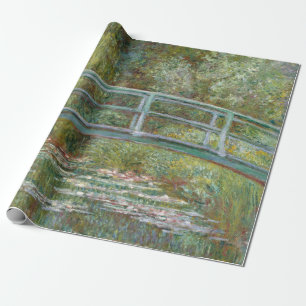 Monet, garden, classic, painting geschenkpapier