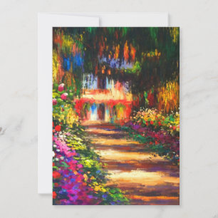 Monet Garden - Giverny Einladung