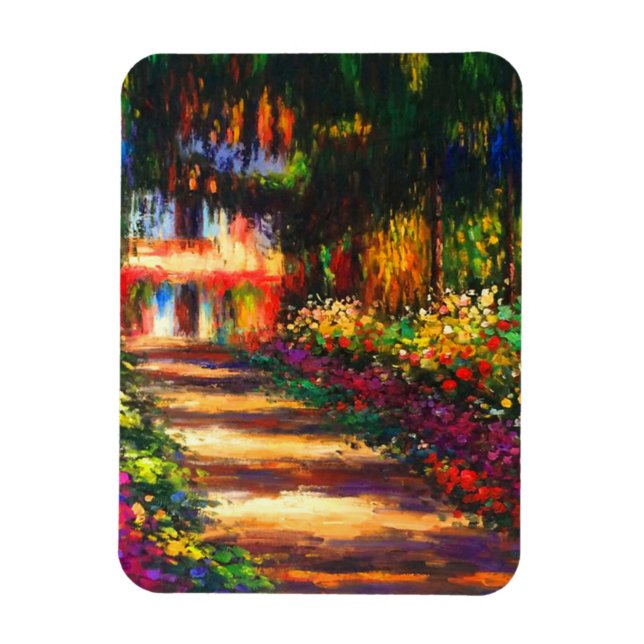 Monet Garden - Giverny Magnet (Vertikal)