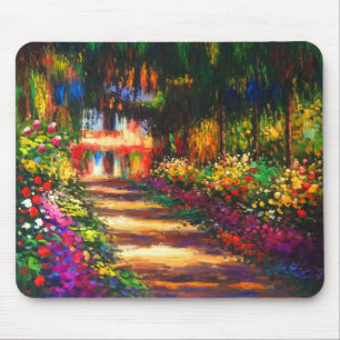 Monet Garden - Giverny Mousepad