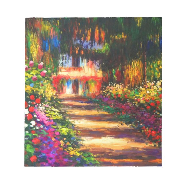 Monet Garden - Giverny Notizblock (Vorderseite)