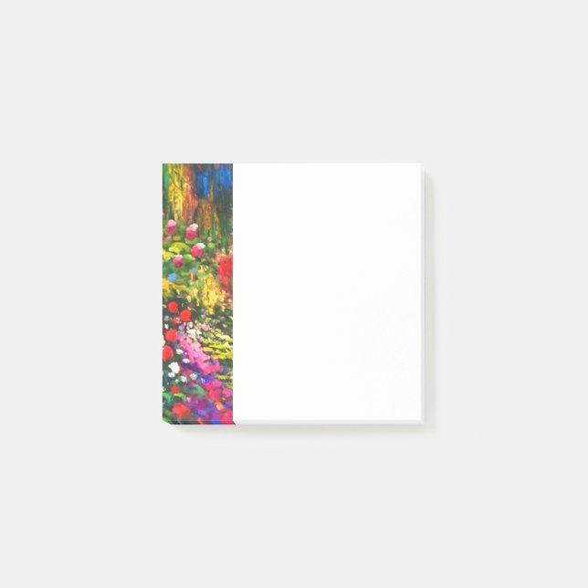 Monet Garden - Giverny Post-it Klebezettel (Vorderseite)