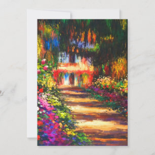 Monet Garden - Giverny Save The Date