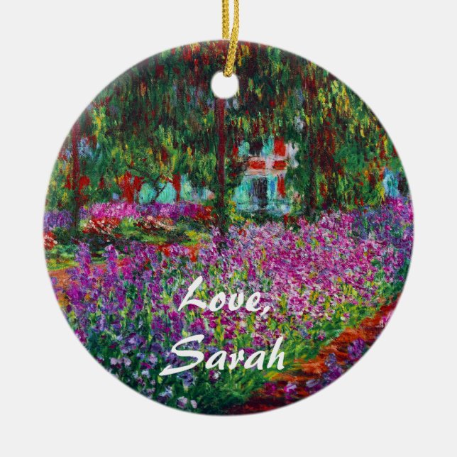 Monet Garden New Orleans Club Keramik Ornament (Vorne)